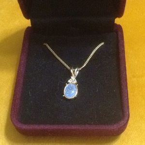 Australian opal necklace